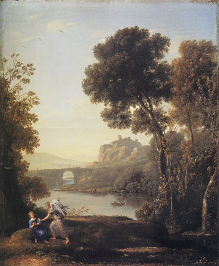 Claude Lorrain Landscape with Hagar and the Angel